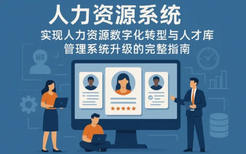 人力资源系统：实现人力资源数字化转型与人才库管理系统升级的完整指南