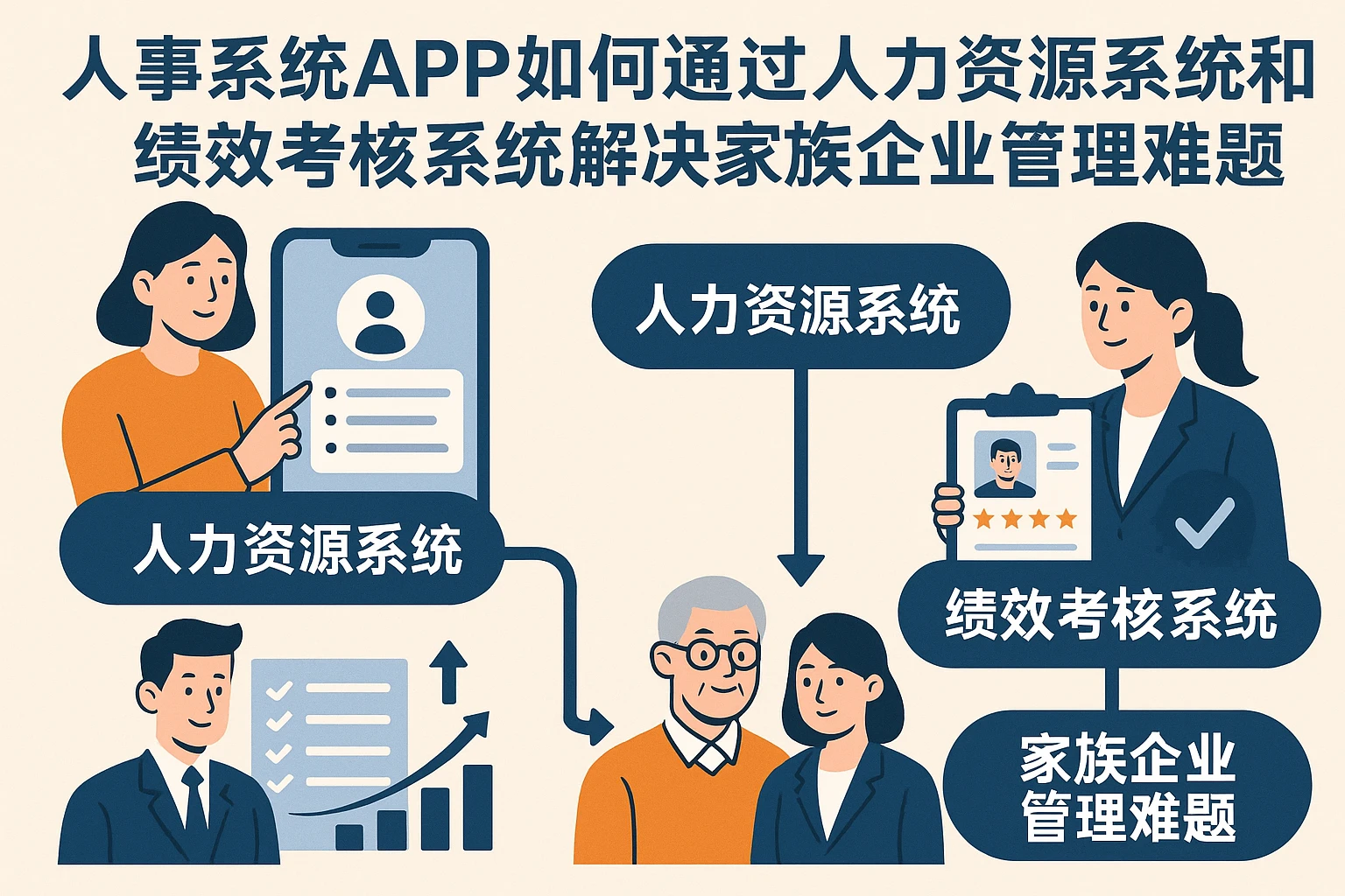 人事系统APP如何通过人力资源系统和绩效考核系统解决家族企业管理难题