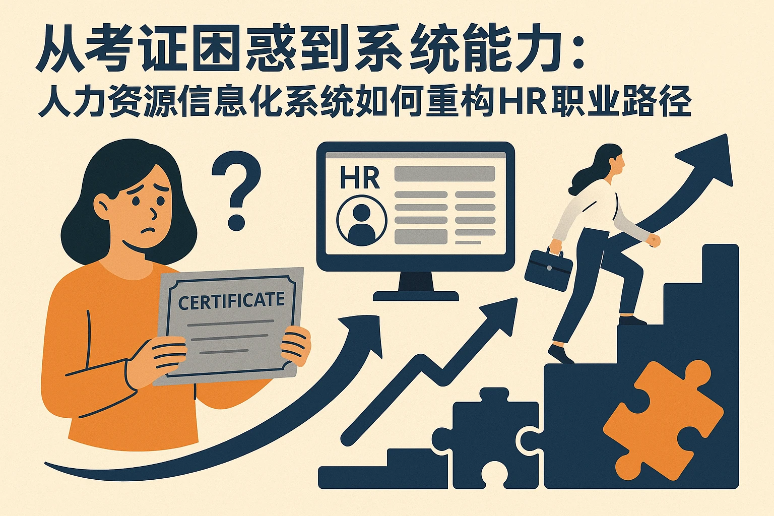 从考证困惑到系统能力:人力资源信息化系统如何重构HR职业路径