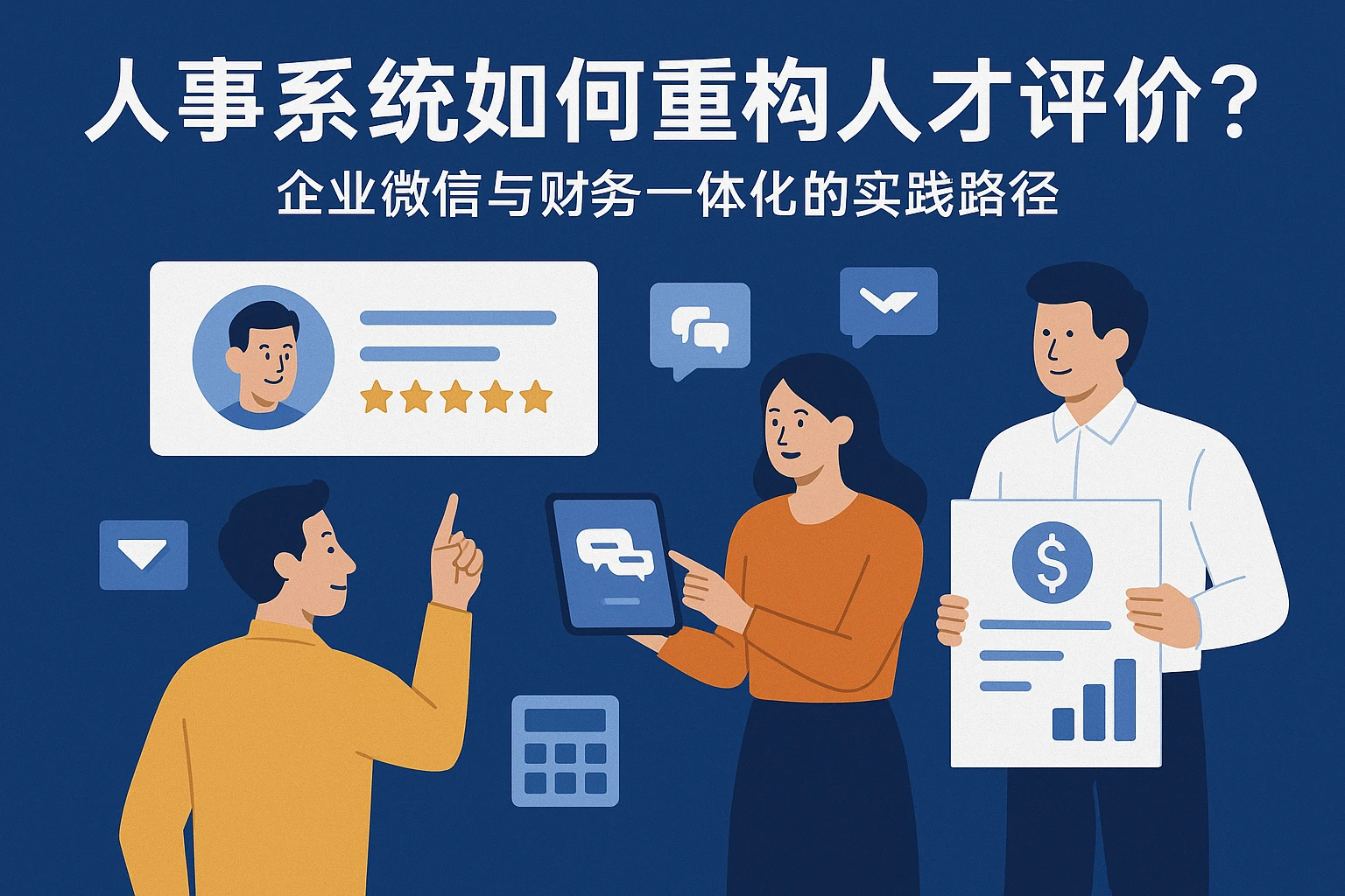 人事系统如何重构人才评价?企业微信与财务一体化的实践路径
