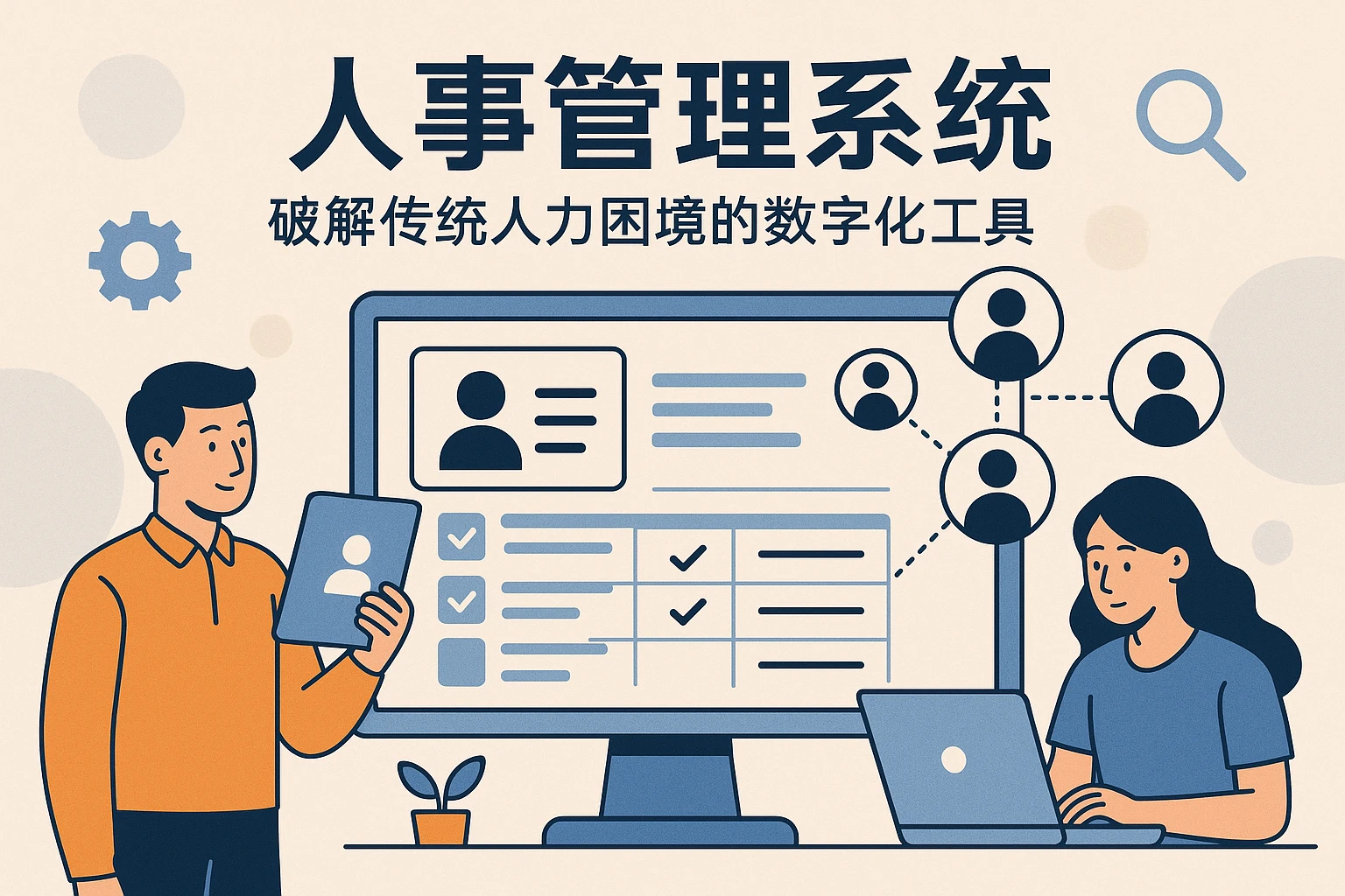 人事管理系统:破解传统人力困境的数字化工具