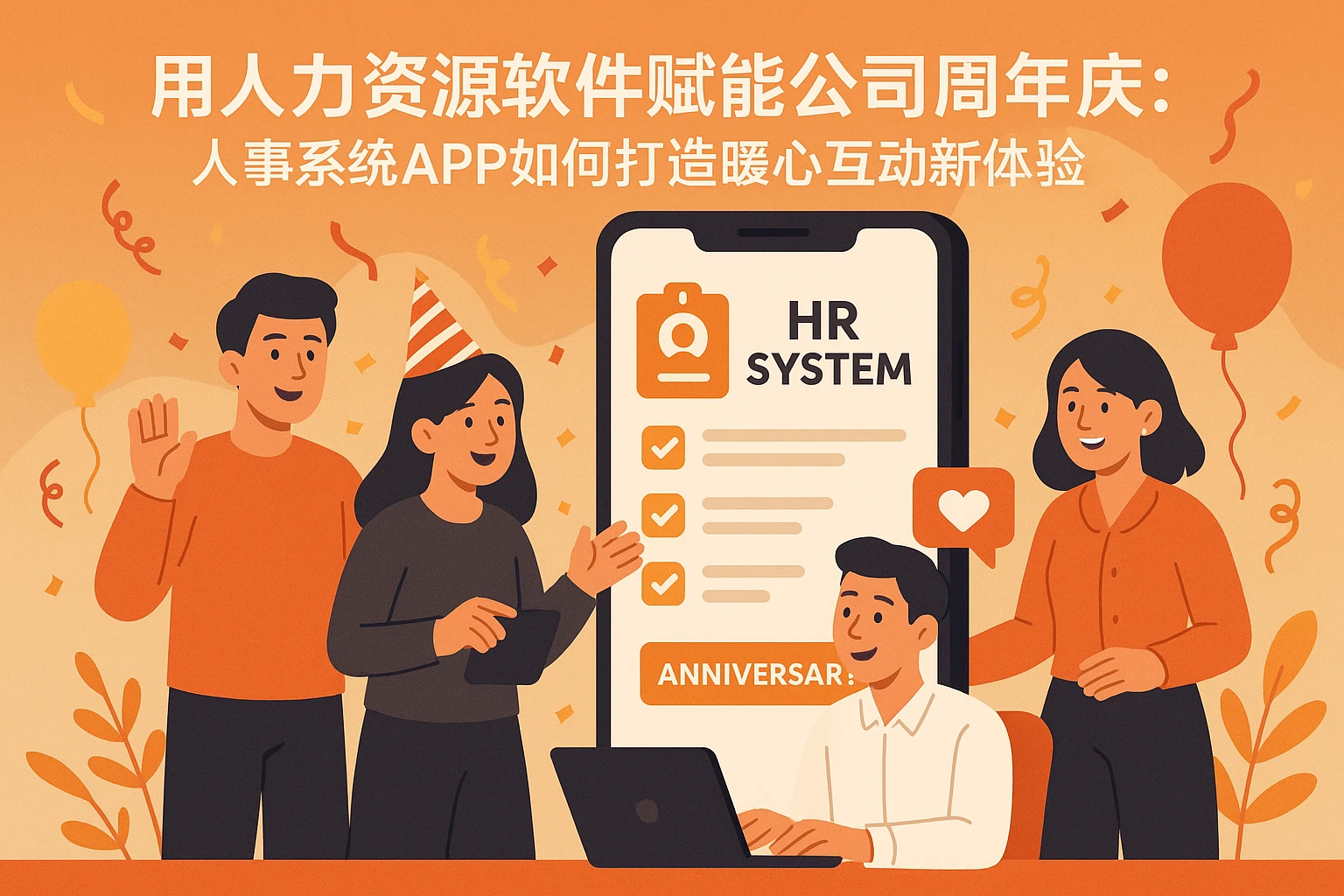用人力资源软件赋能公司周年庆：人事系统APP如何打造暖心互动新体验