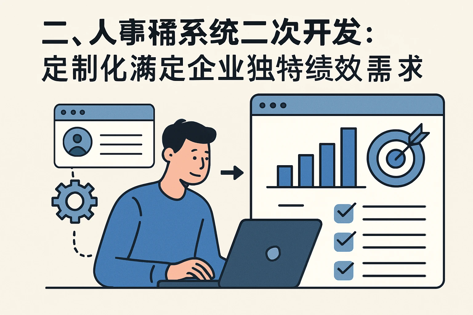 二、人事系统二次开发：定制化满足企业独特绩效需求