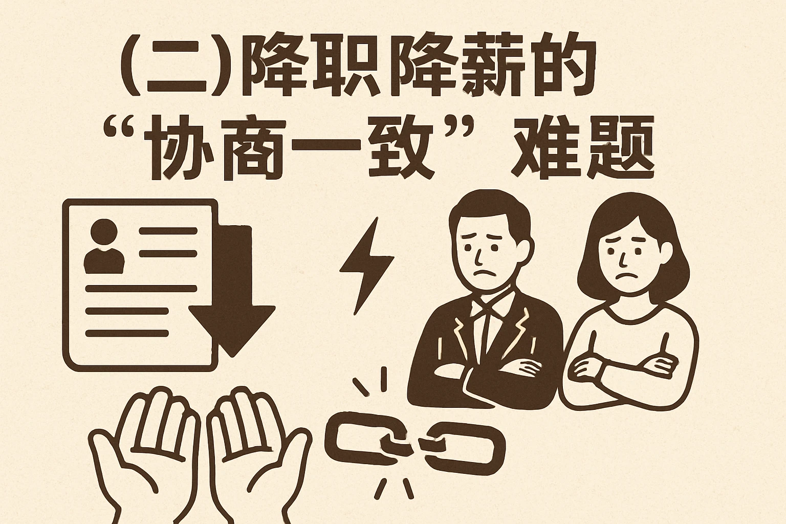 （二）降职降薪的“协商一致”难题