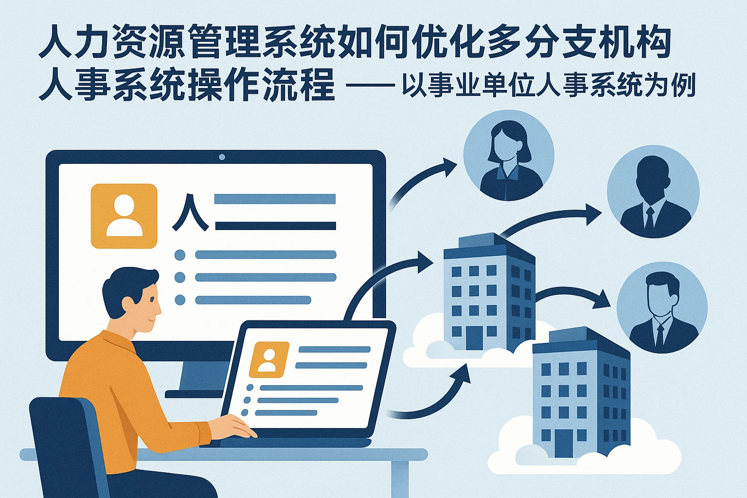 人力资源管理系统如何优化多分支机构人事系统操作流程——以事业单位人事系统为例