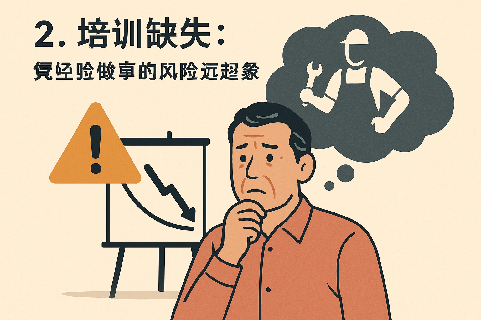 2. 培训缺失：“凭经验做事”的风险远超想象
