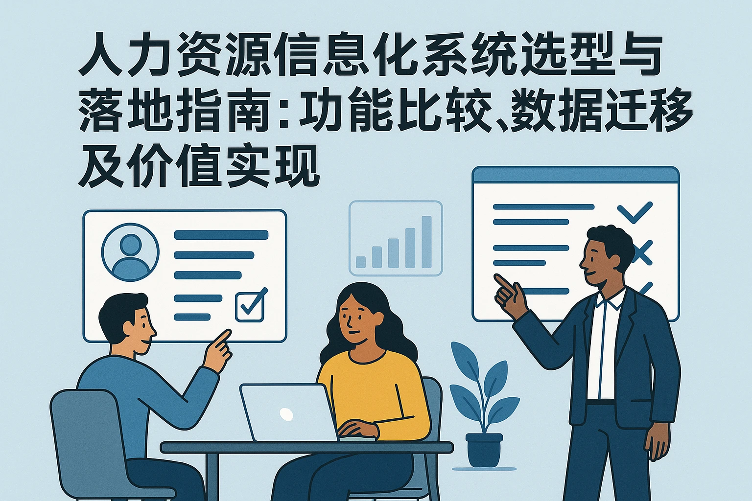 人力资源信息化系统选型与落地指南：功能比较、数据迁移及价值实现