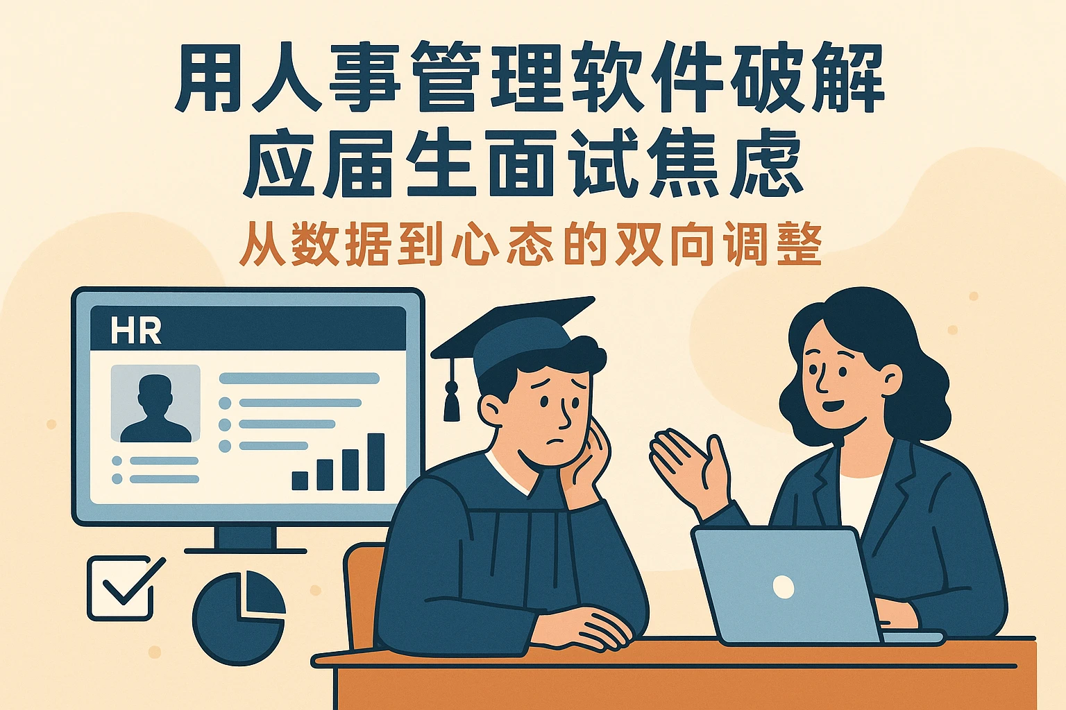 用人事管理软件破解应届生面试焦虑：从数据到心态的双向调整