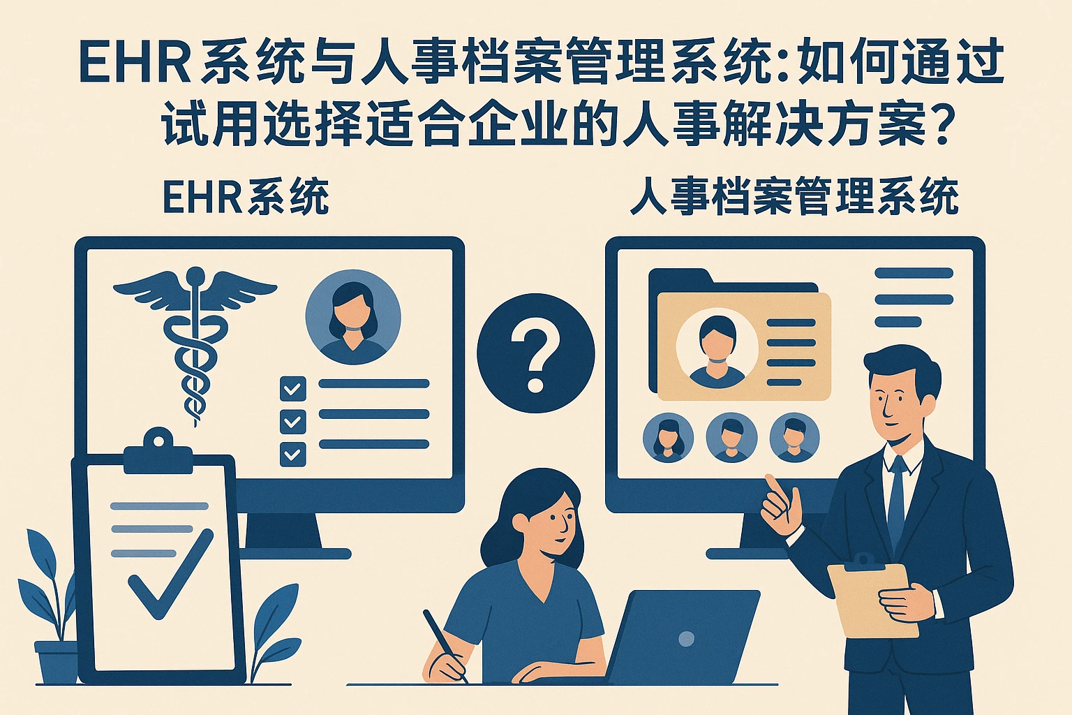 EHR系统与人事档案管理系统：如何通过试用选择适合企业的人事解决方案？