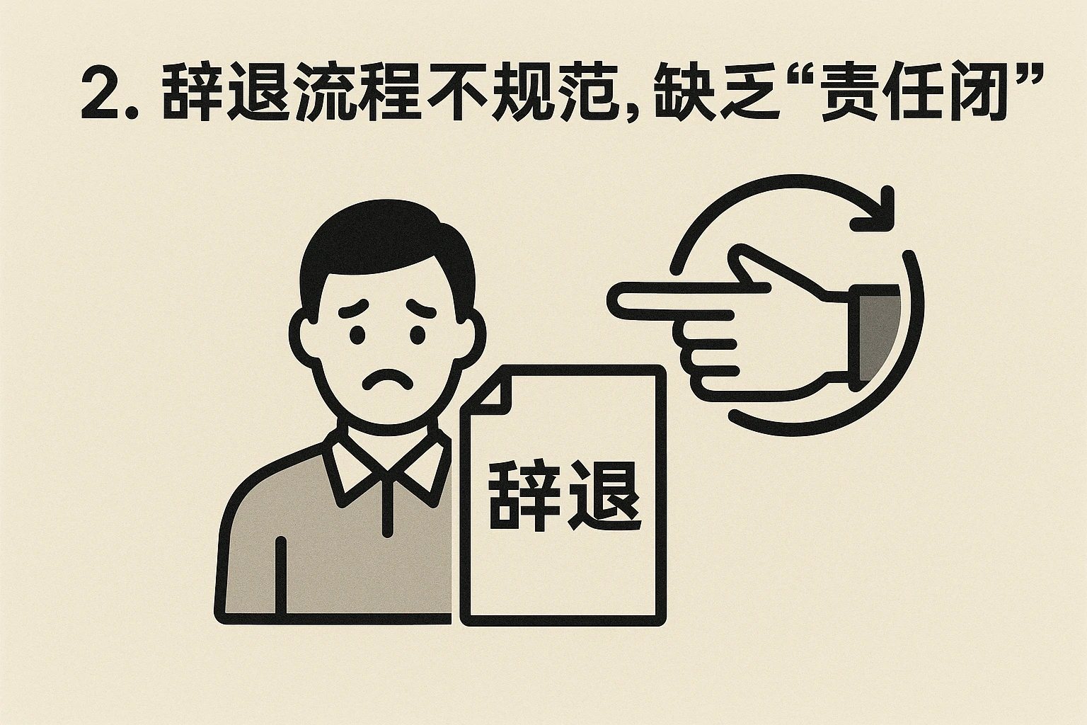 2. 辞退流程不规范，缺乏“责任闭环”