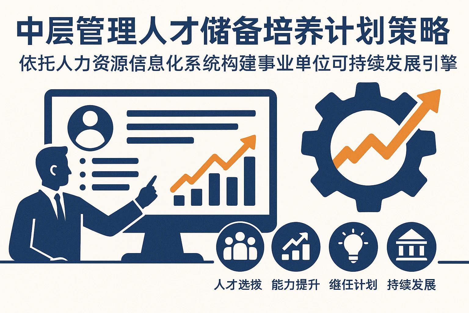 中层管理人才储备培养计划策略:依托人力资源信息化系统构建事业单位可持续发展引擎