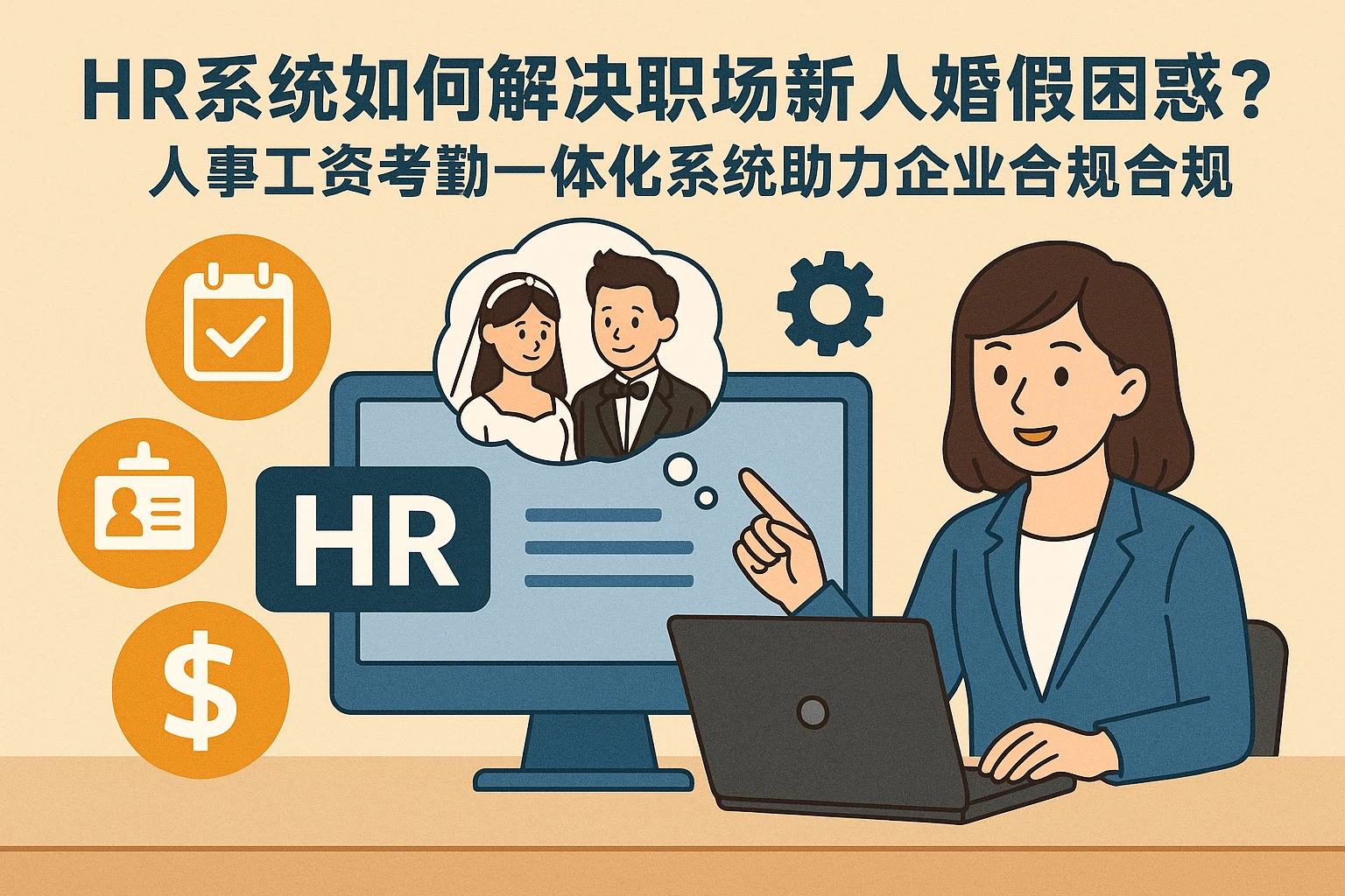 HR系统如何解决职场新人婚假困惑?人事工资考勤一体化系统助力企业合规