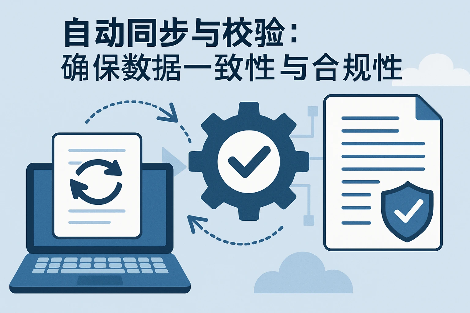 2. 自动同步与校验:确保数据一致性与合规性