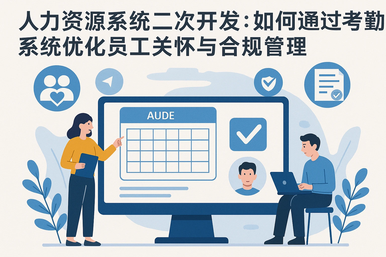 人力资源系统二次开发：如何通过考勤系统优化员工关怀与合规管理