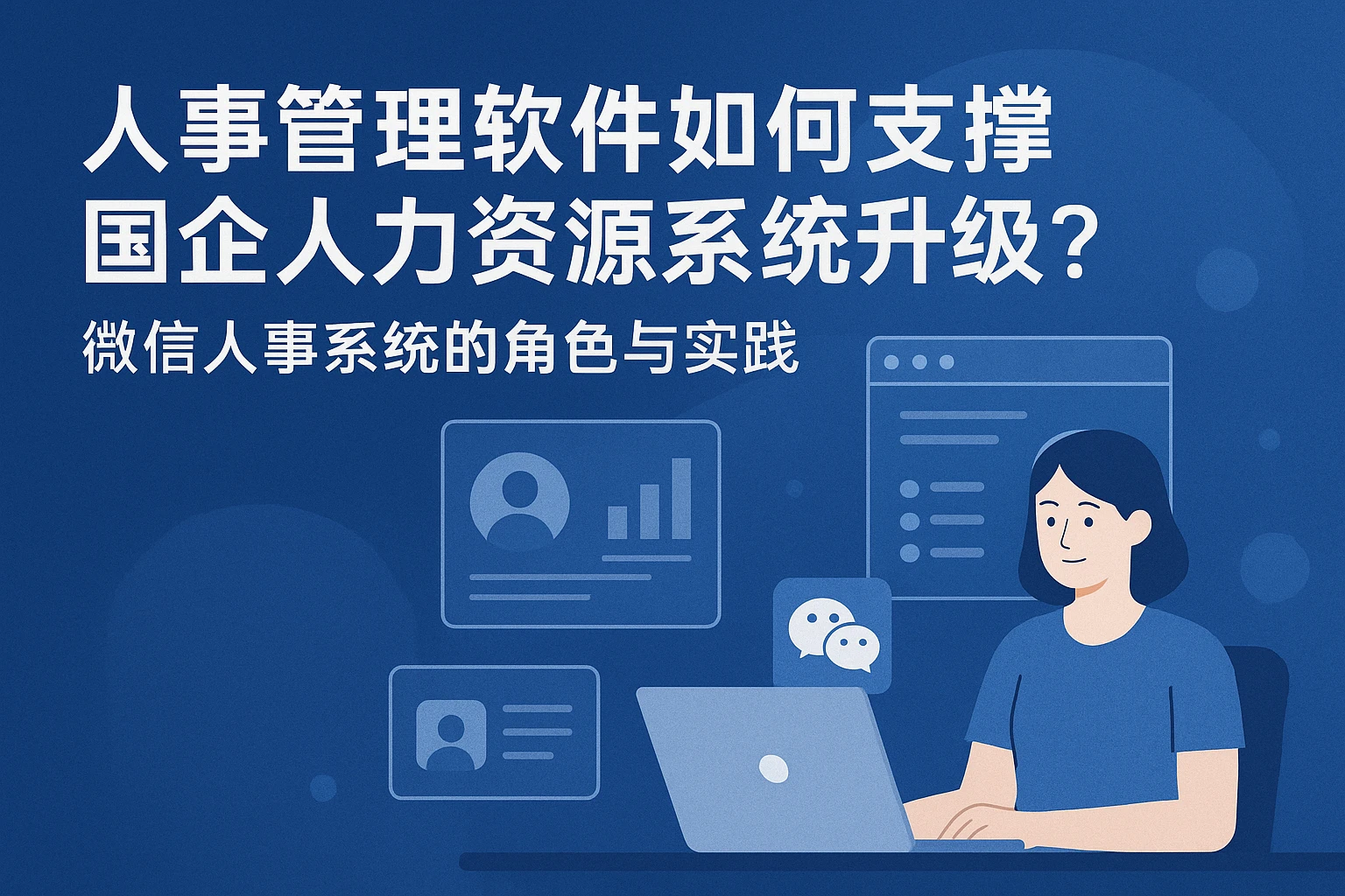 人事管理软件如何支撑国企人力资源系统升级？微信人事系统的角色与实践