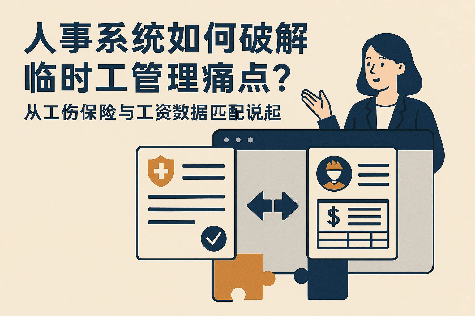 人事系统如何破解临时工管理痛点?从工伤保险与工资数据匹配说起