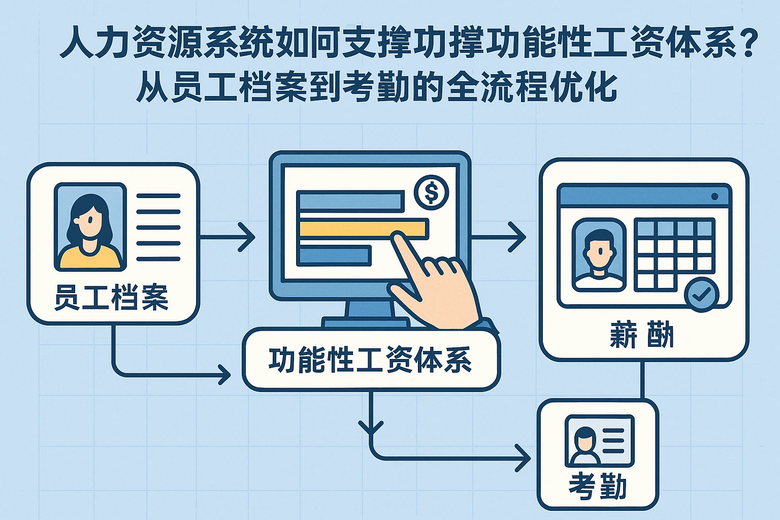 人力资源系统如何支撑功能性工资体系？从员工档案到考勤的全流程优化