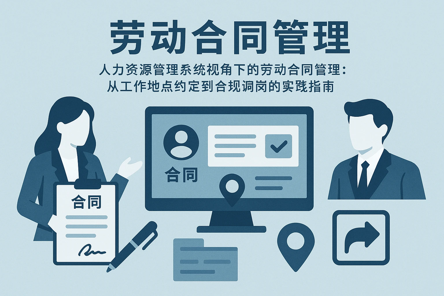 人力资源管理系统视角下的劳动合同管理:从工作地点约定到合规调岗的实践指南