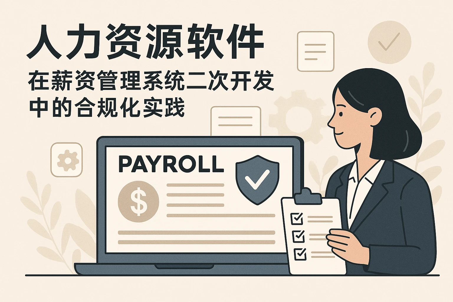 人力资源软件在薪资管理系统二次开发中的合规化实践