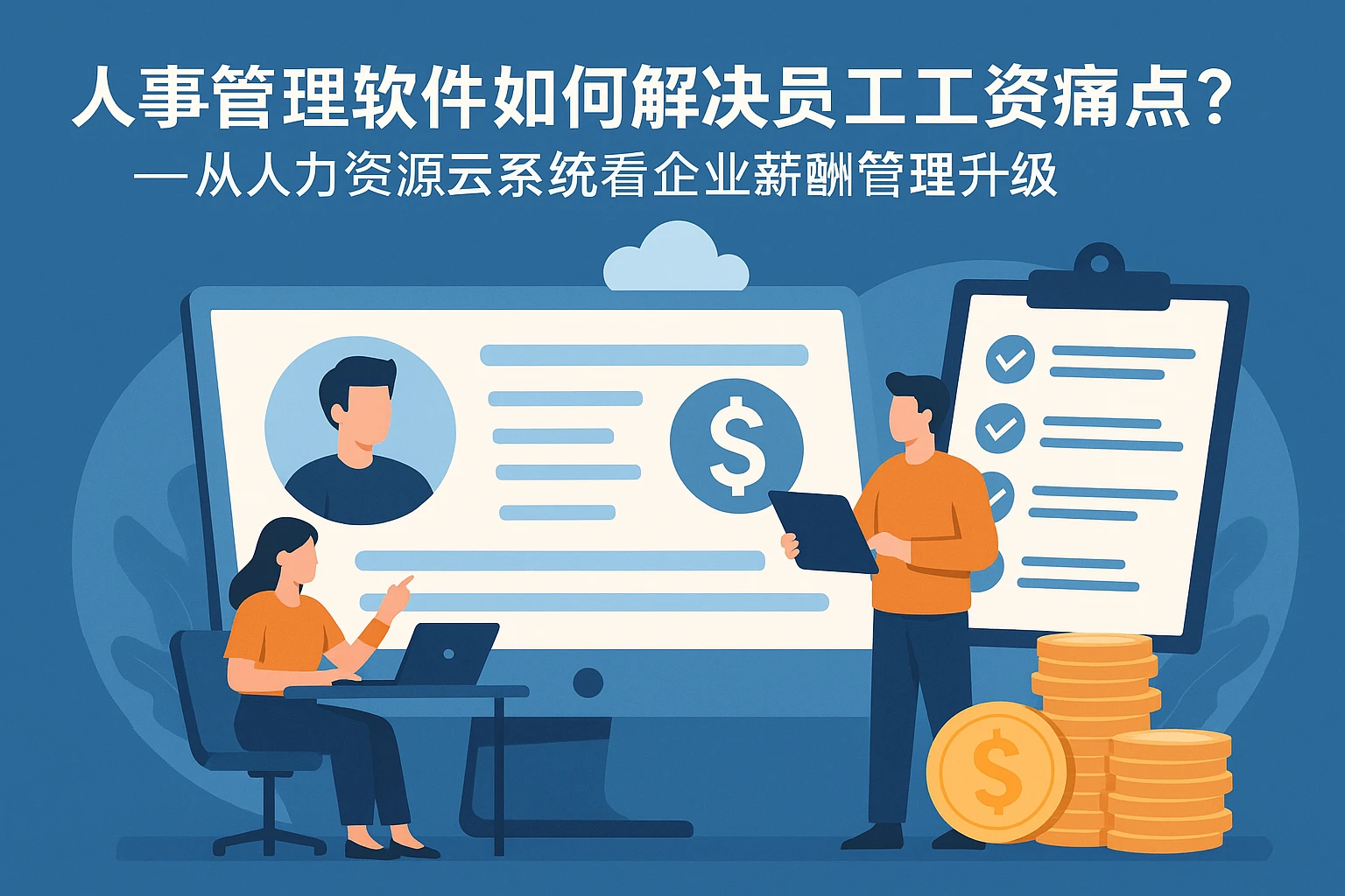人事管理软件如何解决员工工资标注痛点？——从人力资源云系统看企业薪酬管理升级