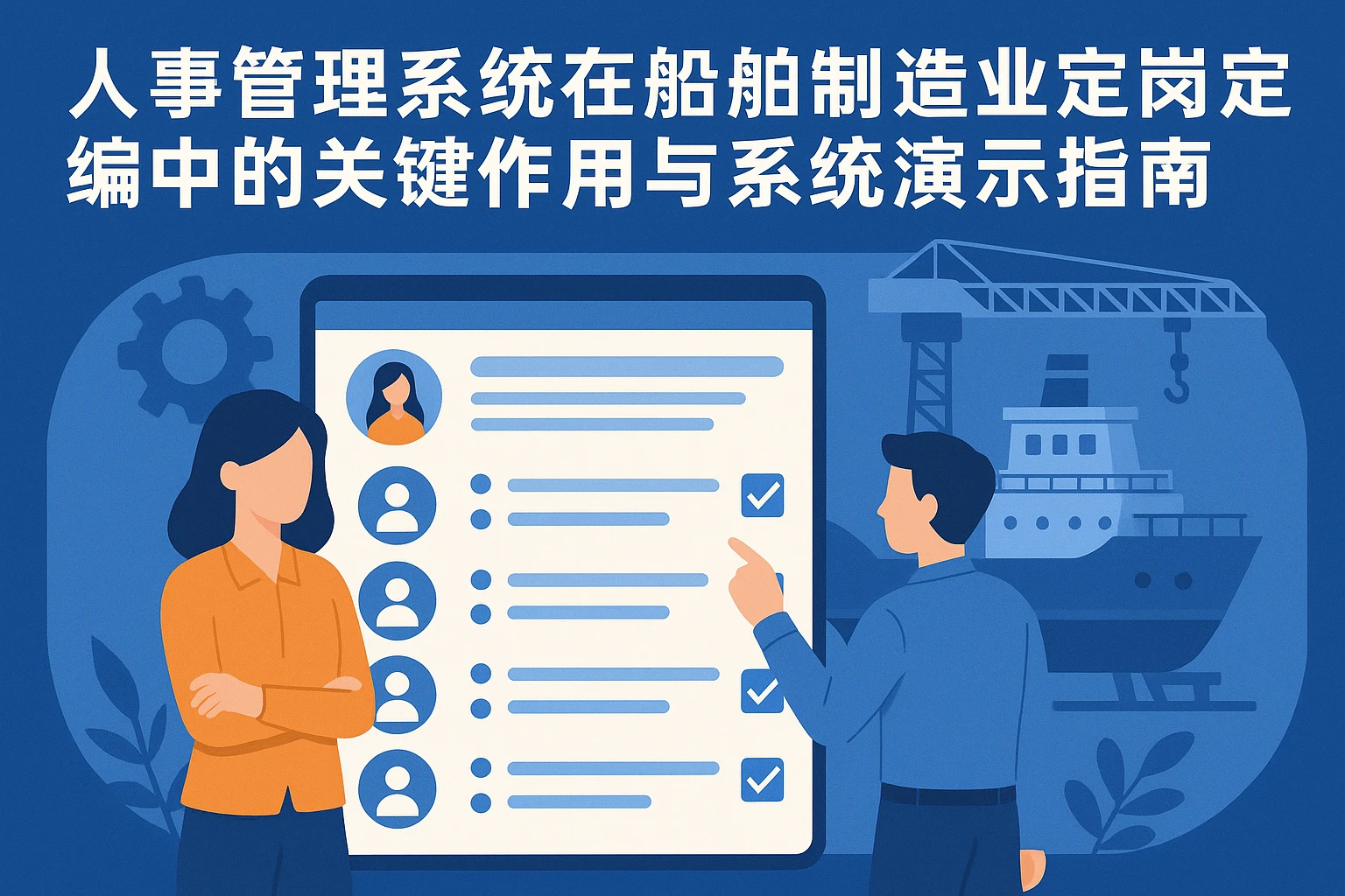 人事管理系统在船舶制造业定岗定编中的关键作用与系统演示指南
