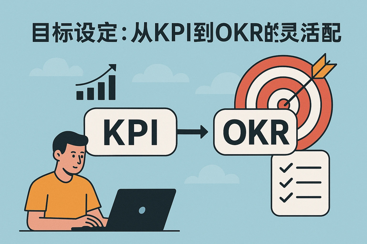 1. 目标设定：从KPI到OKR的灵活适配