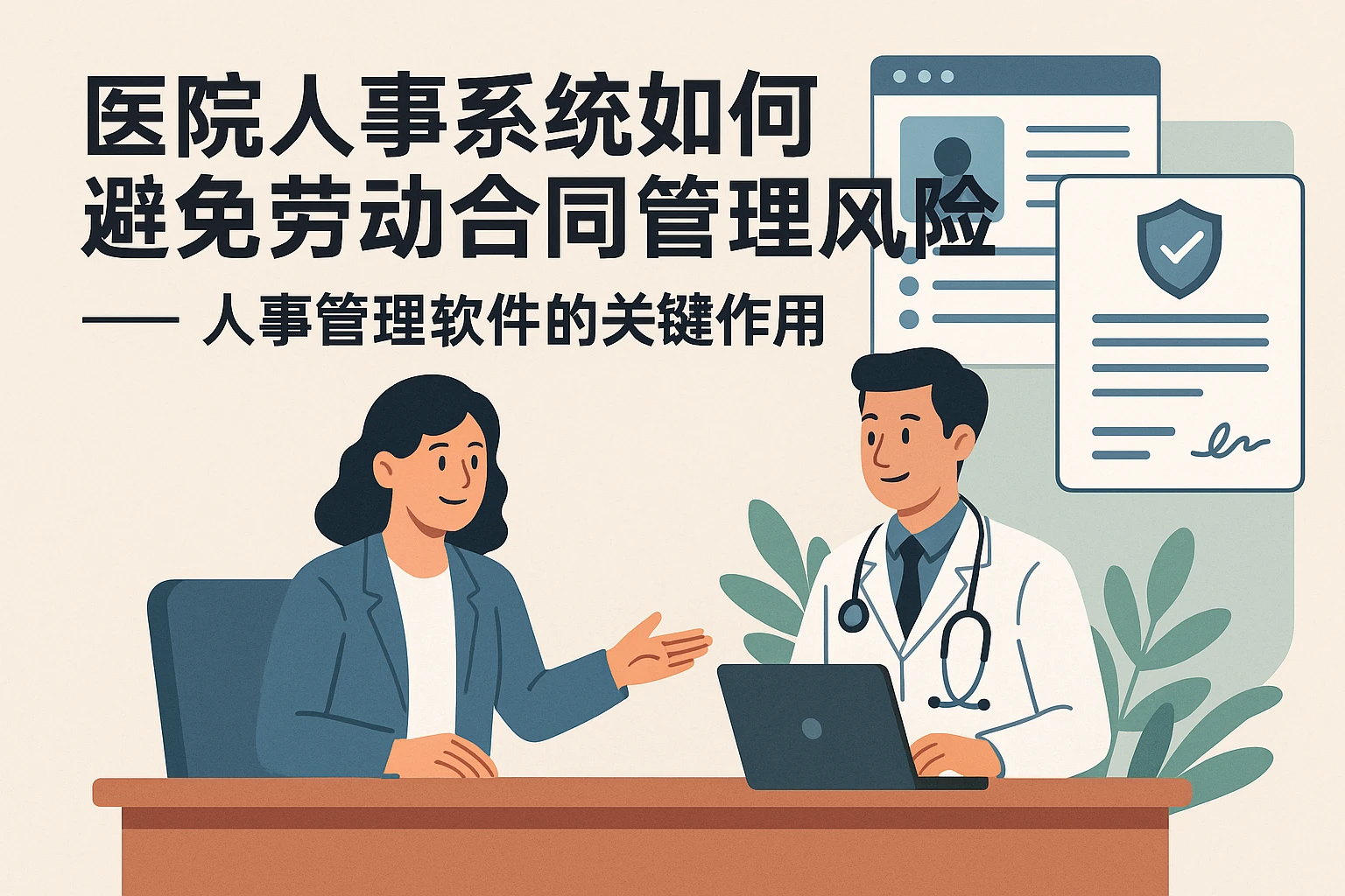 医院人事系统如何避免劳动合同管理风险 - 人事管理软件的关键作用