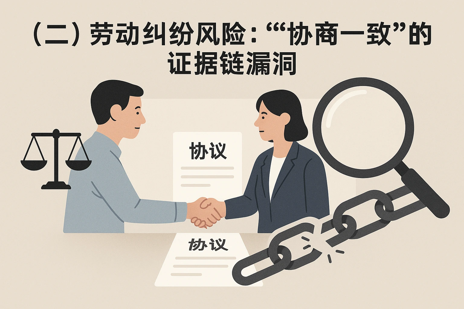 （二）劳动纠纷风险：“协商一致”的证据链漏洞