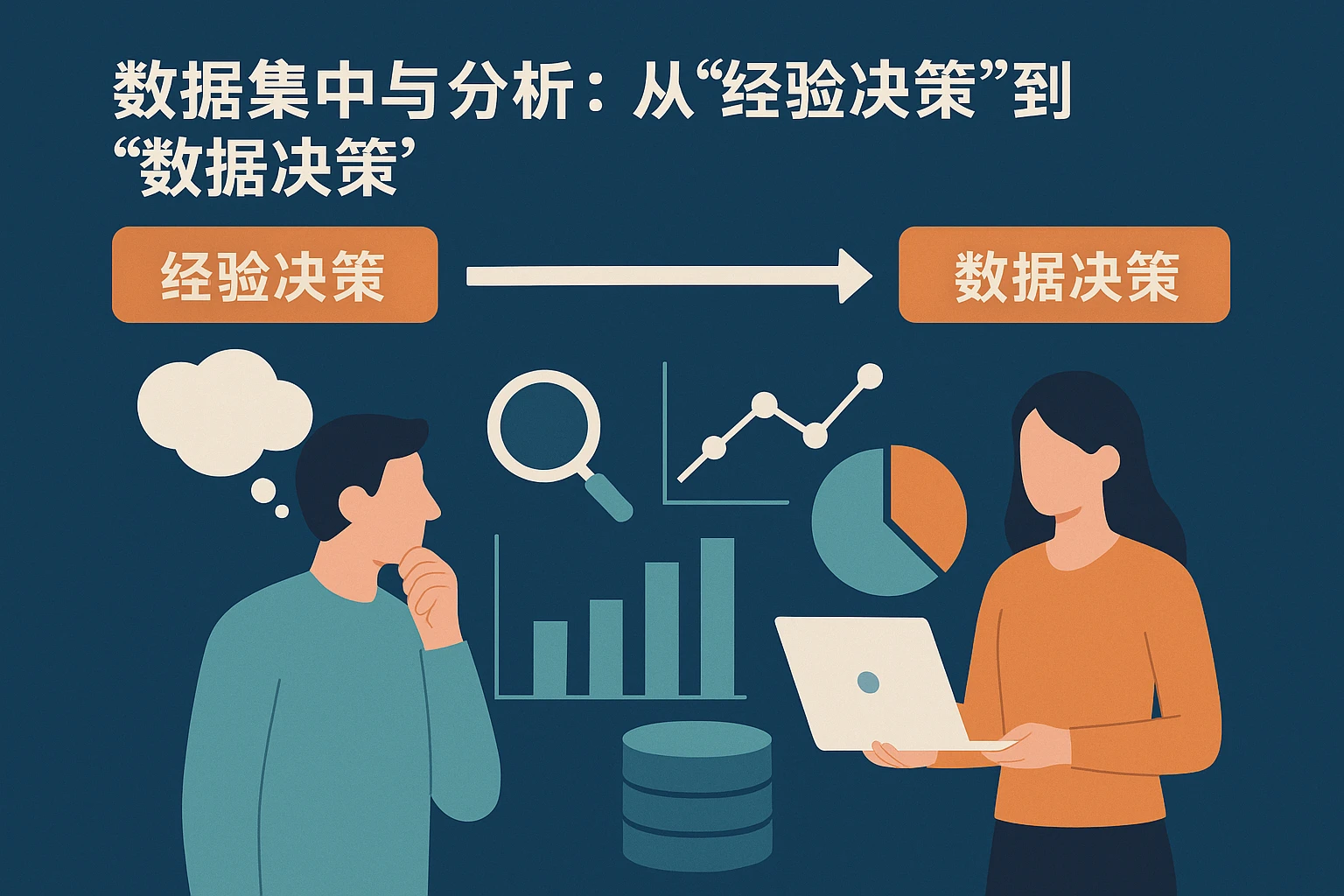 2. 数据集中与分析：从“经验决策”到“数据决策”