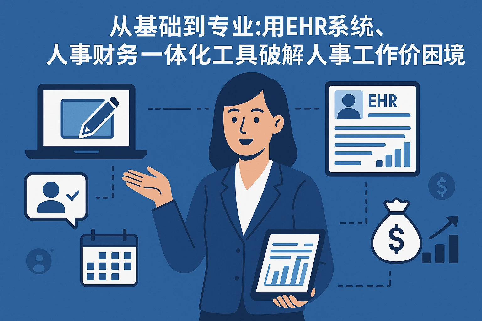 从基础到专业:用EHR系统、人事财务一体化工具破解人事工作价值困境
