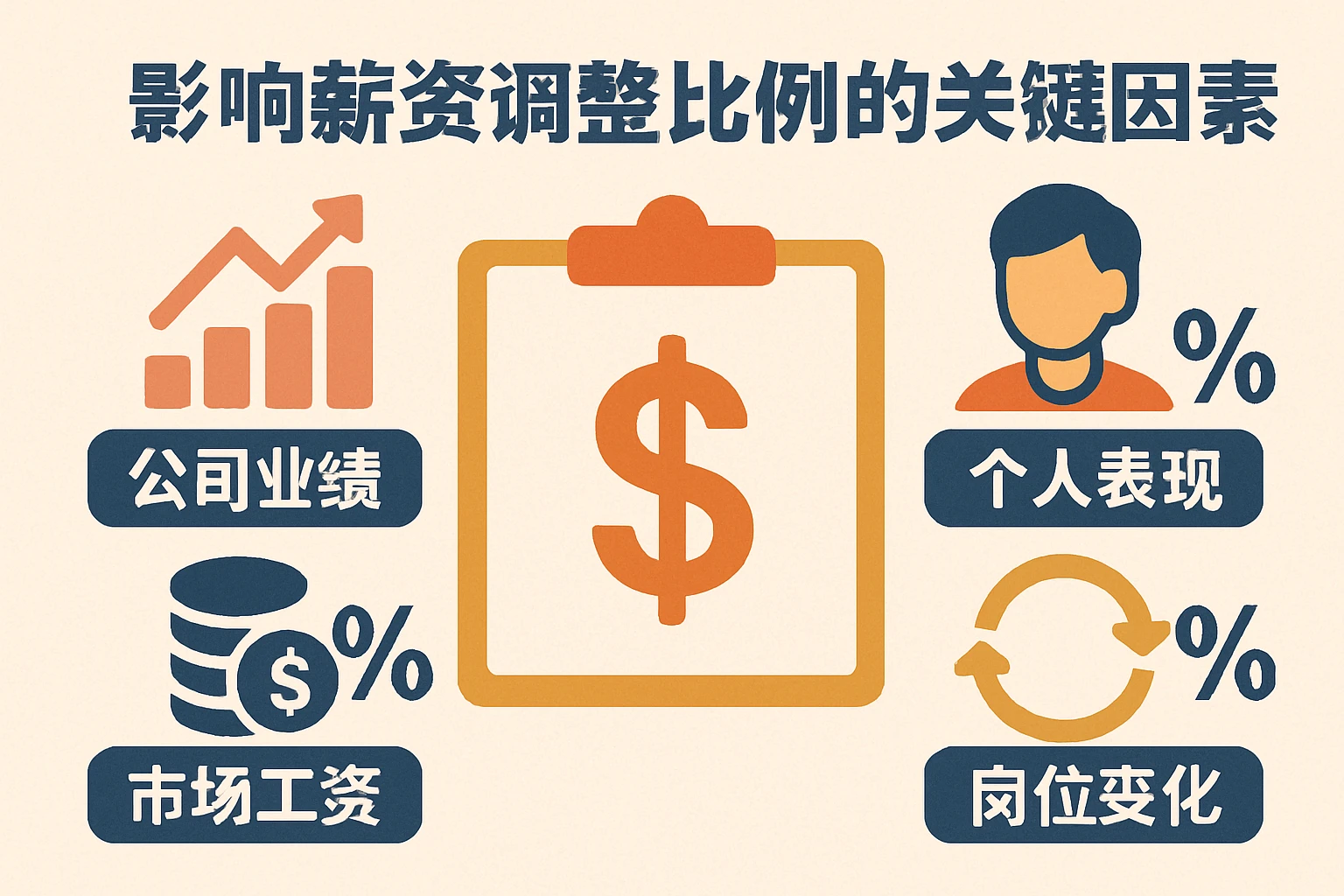 影响薪资调整比例的关键因素