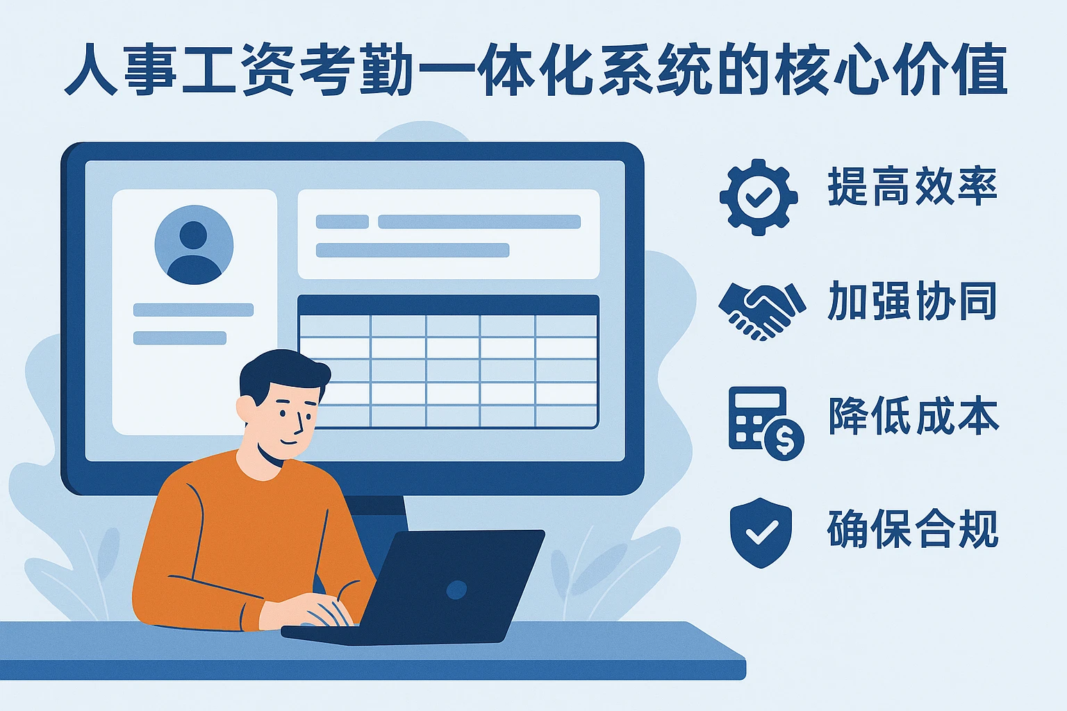 人事工资考勤一体化系统的核心价值