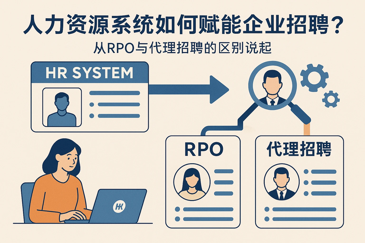 人力资源系统如何赋能企业招聘？从RPO与代理招聘的区别说起