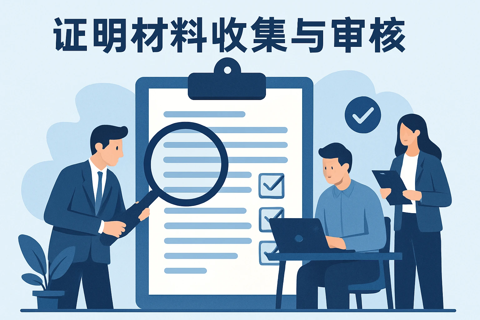 证明材料收集与审核