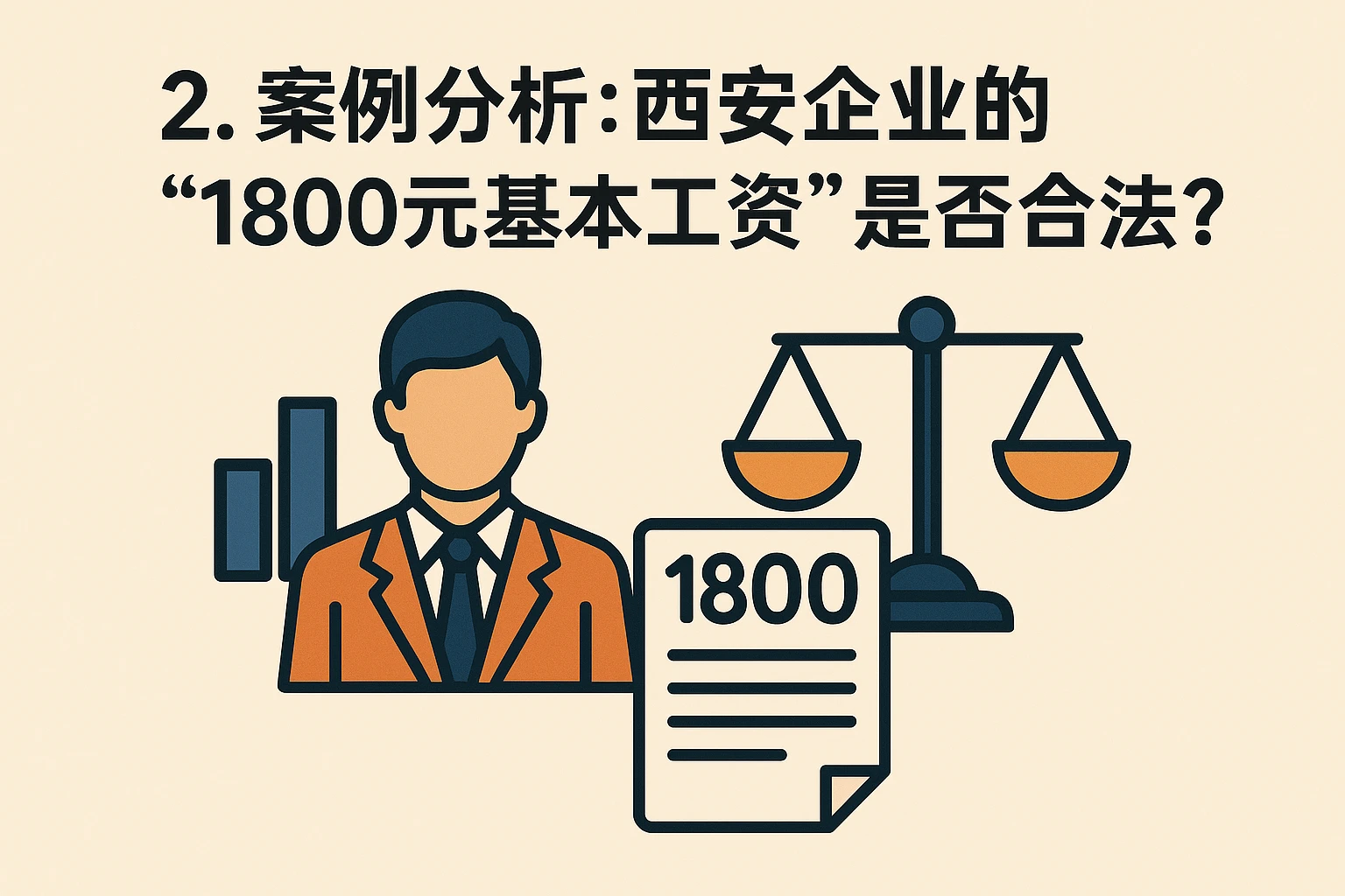 2. 案例分析:西安企业的“1800元基本工资”是否合法?