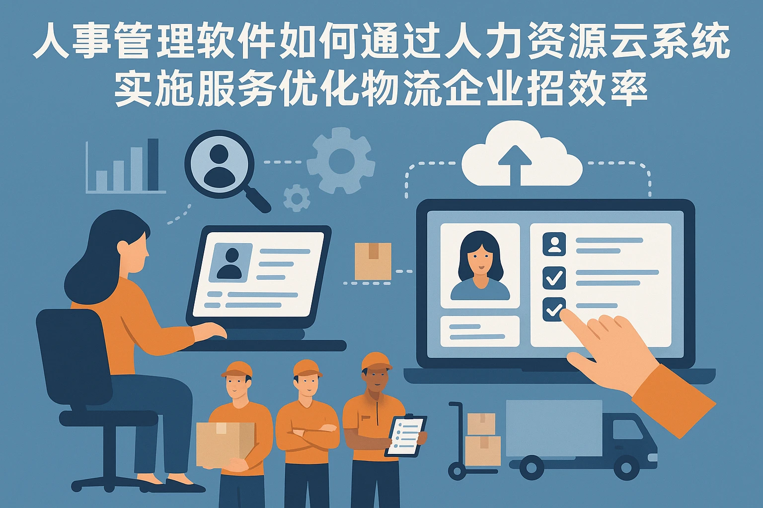 人事管理软件如何通过人力资源云系统实施服务优化物流企业招聘效率