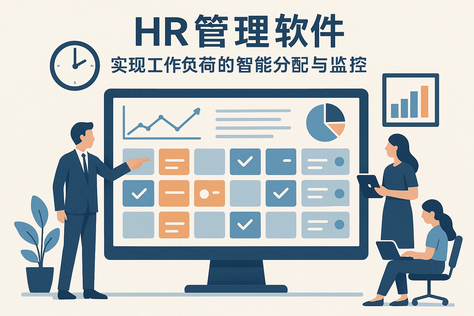 HR管理软件:实现工作负荷的智能分配与监控