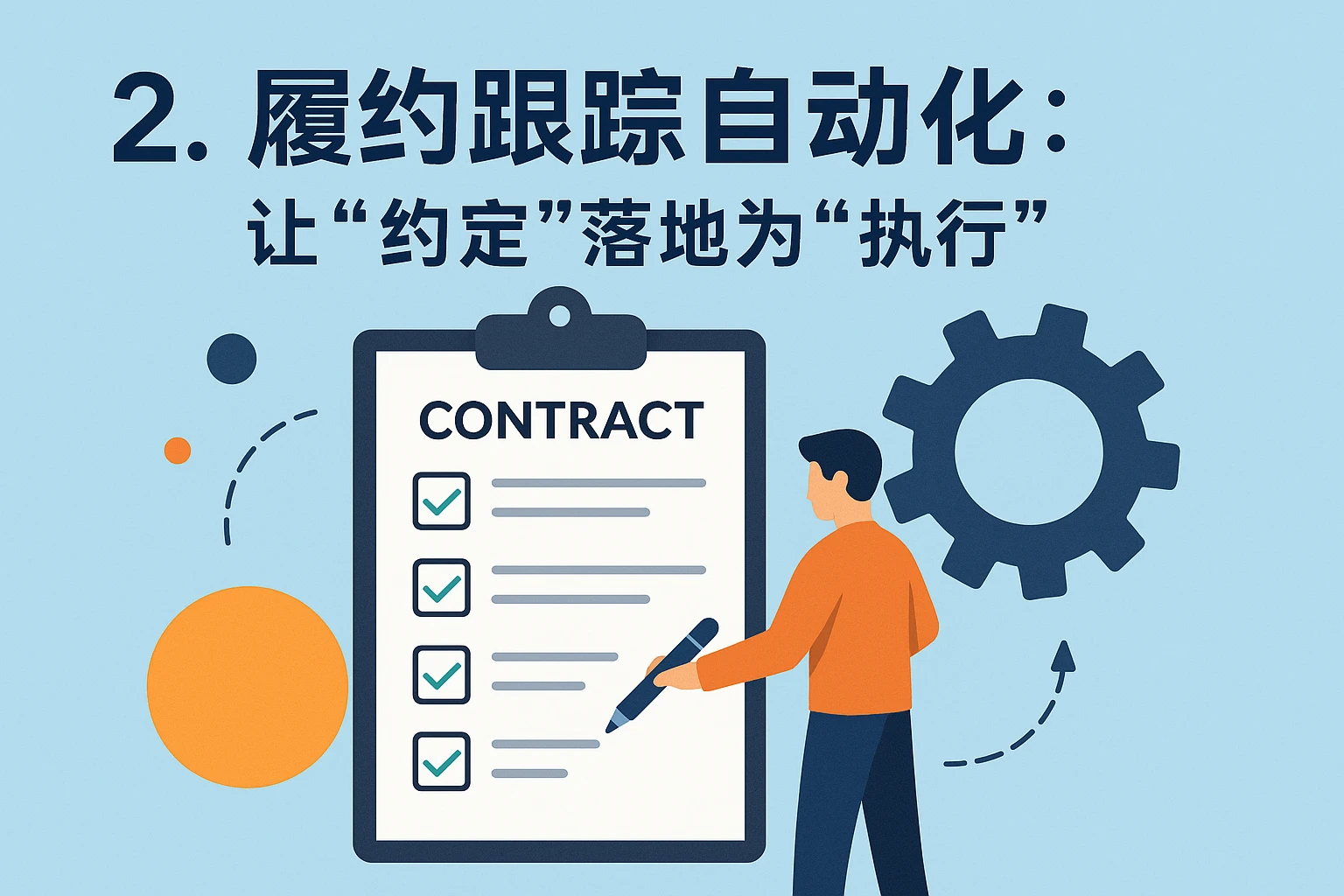 2. 履约跟踪自动化:让“约定”落地为“执行”