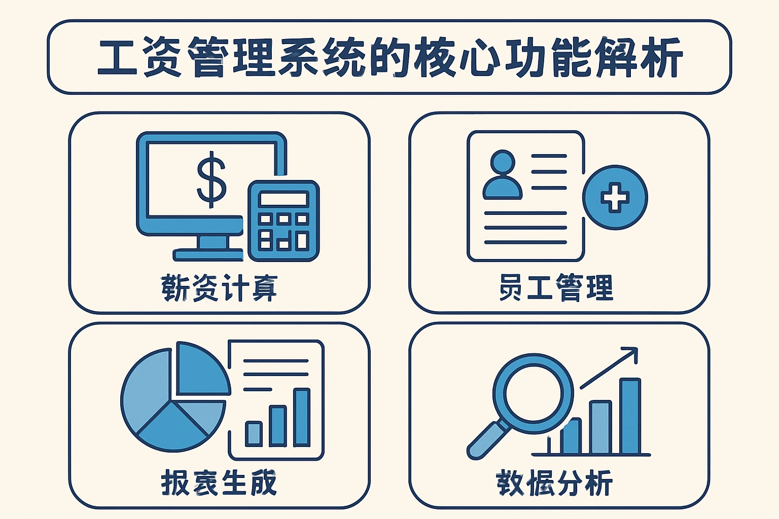 工资管理系统的核心功能解析