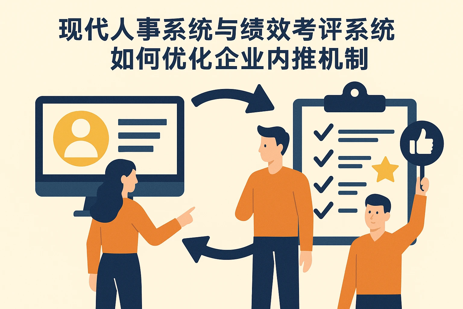 现代人事系统与绩效考评系统如何优化企业内推机制