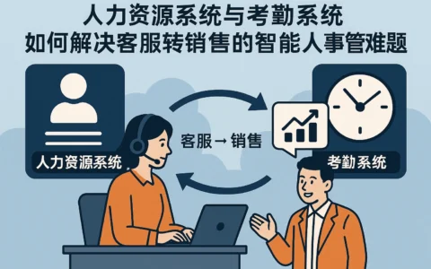 人力资源系统与考勤系统如何解决客服转销售的智能人事管理难题