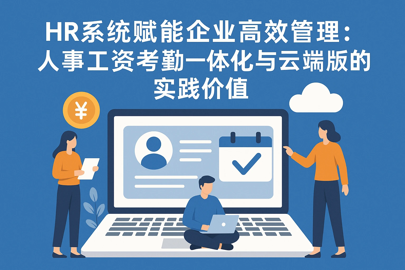 HR系统赋能企业高效管理：人事工资考勤一体化与云端版的实践价值