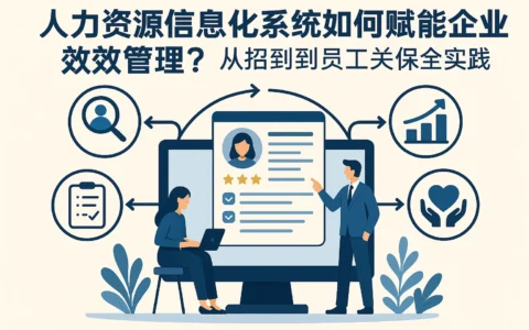 人力资源信息化系统如何赋能企业高效管理？从招聘到员工关怀的全流程实践