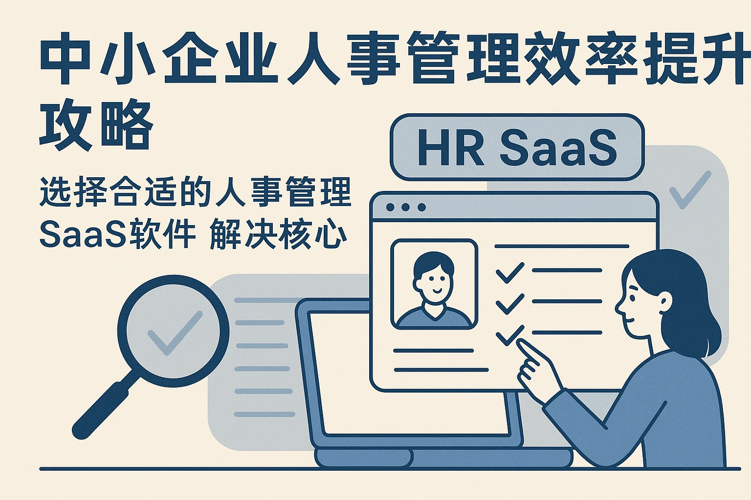 中小企业人事管理效率提升攻略：选择合适的人事管理SaaS软件解决核心痛点
