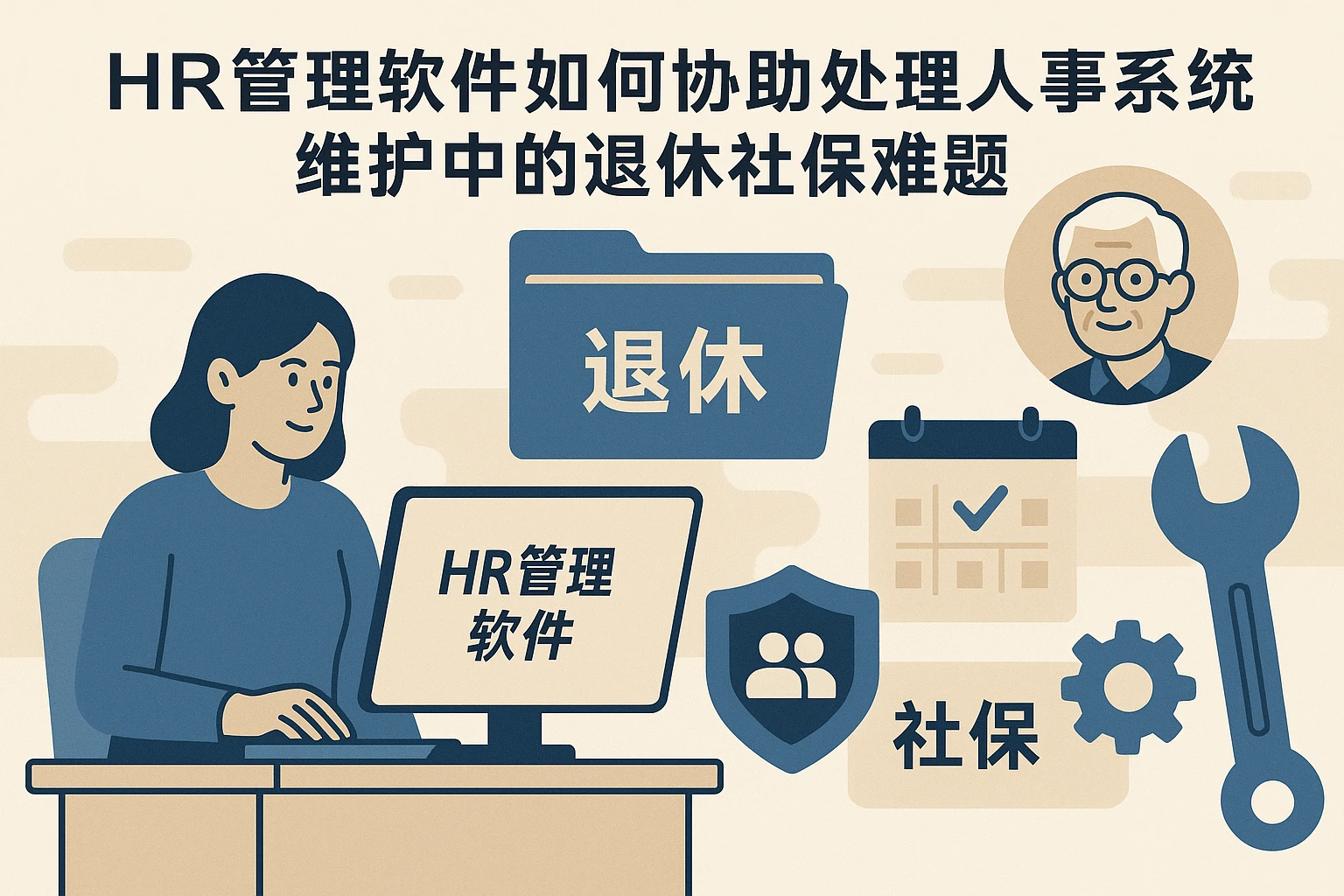 HR管理软件如何协助处理人事系统维护中的退休与社保难题