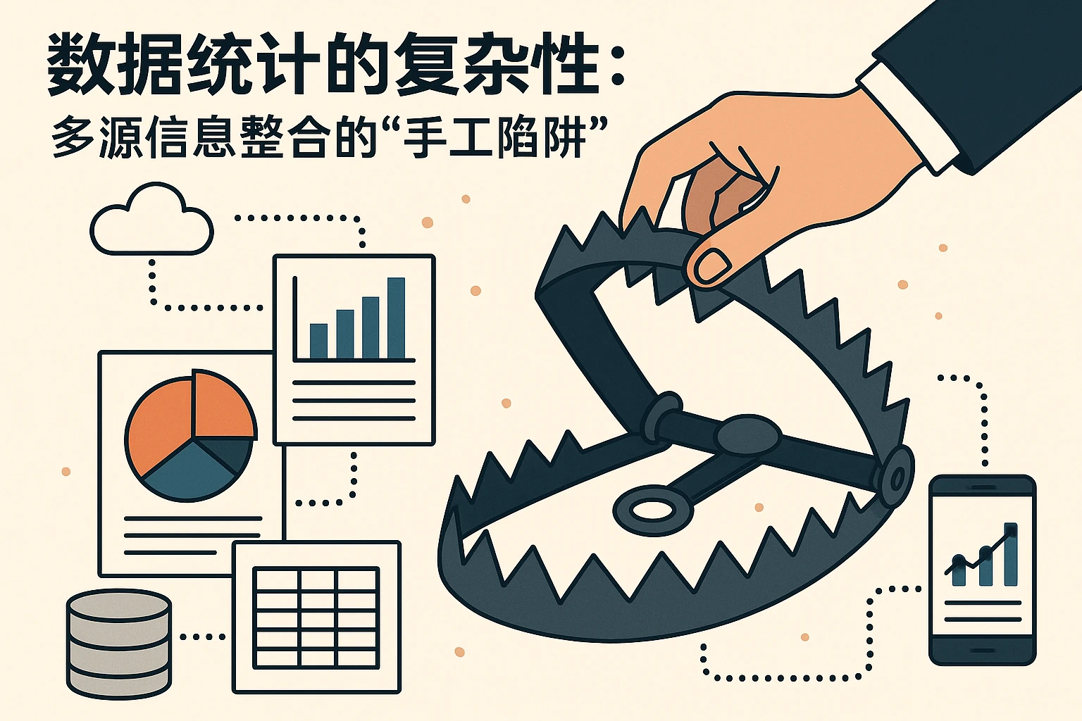 2. 数据统计的复杂性:多源信息整合的“手工陷阱”