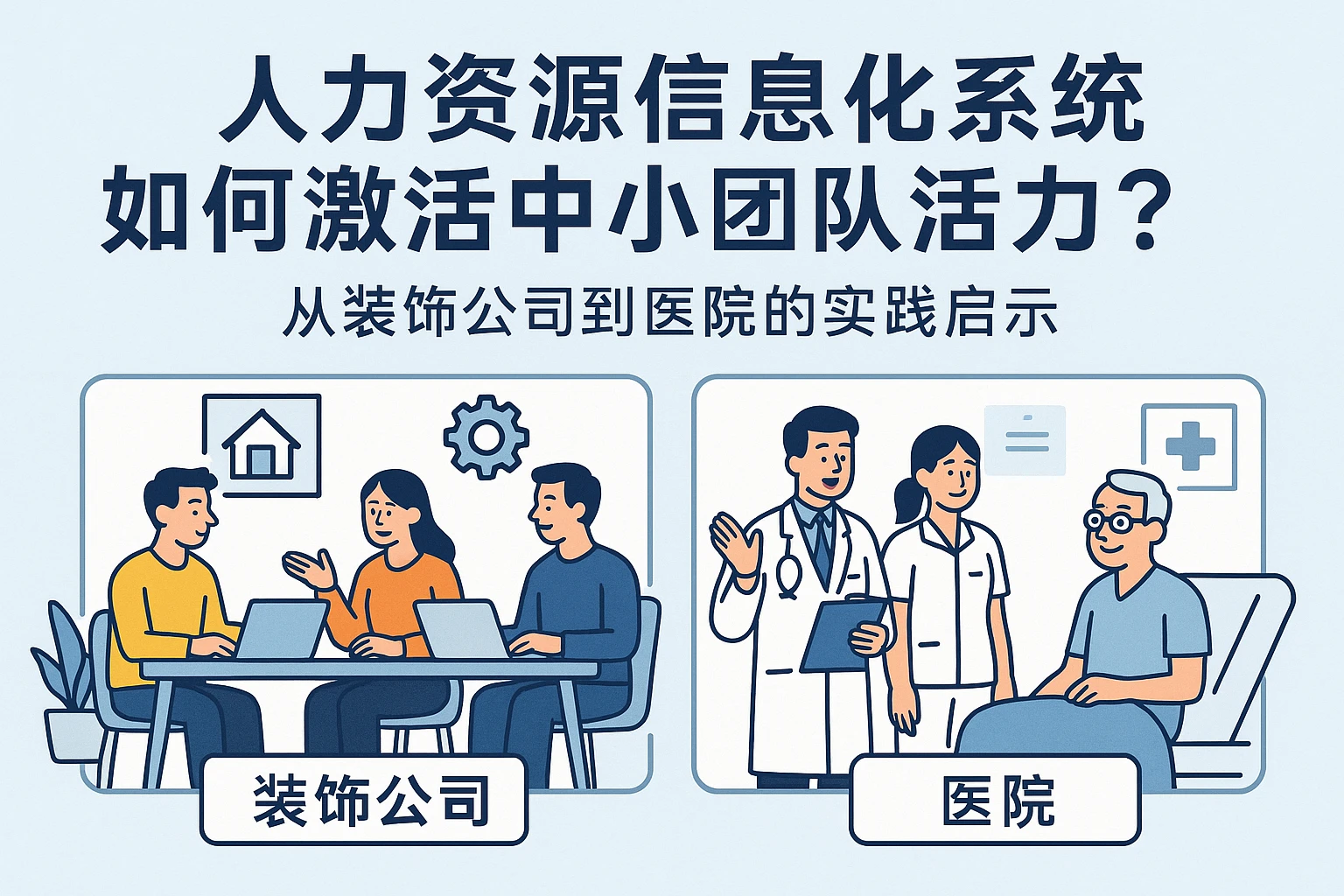 人力资源信息化系统如何激活中小团队活力？从装饰公司到医院的实践启示