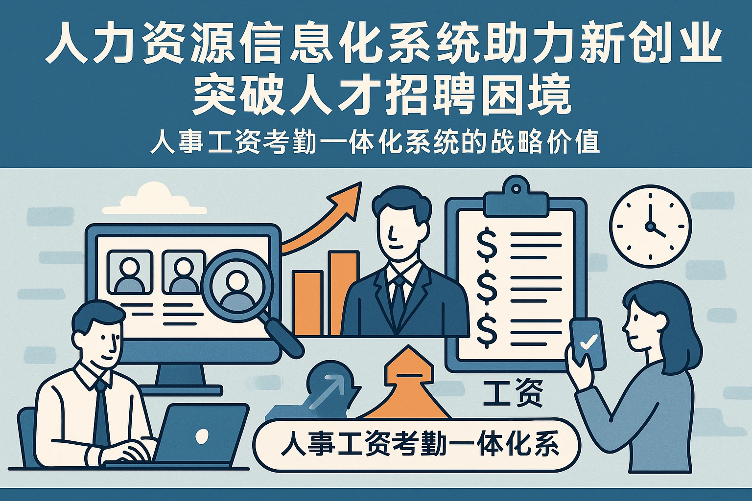 人力资源信息化系统助力新创企业突破人才招聘困境：人事工资考勤一体化系统的战略价值