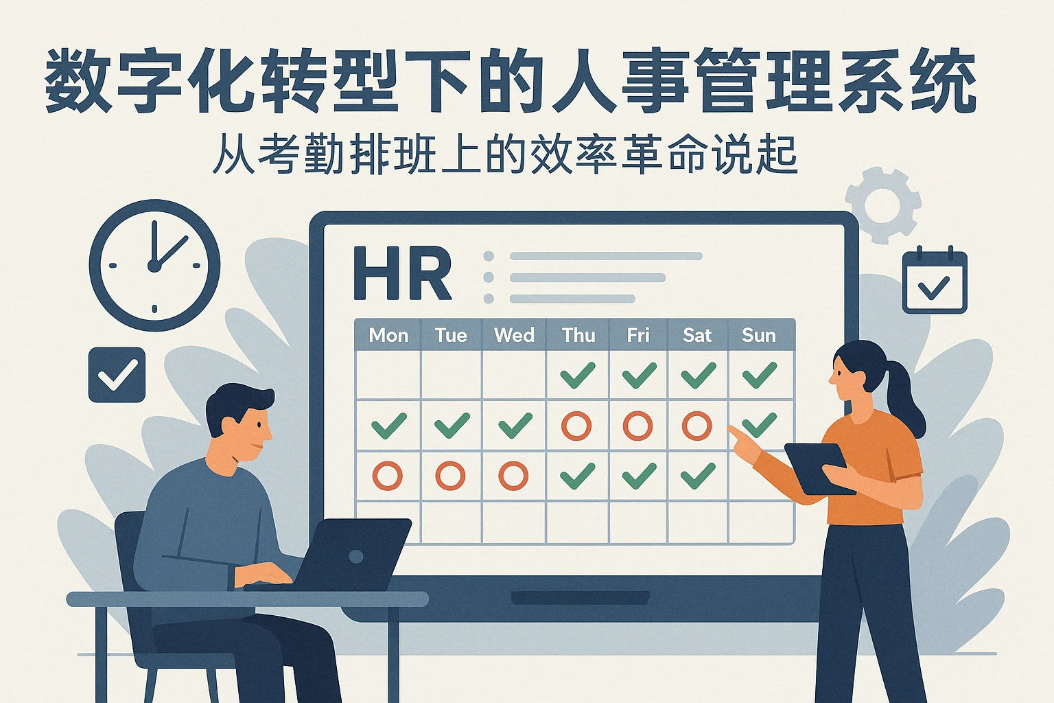 数字化转型下的人事管理系统:从考勤排班上的效率革命说起