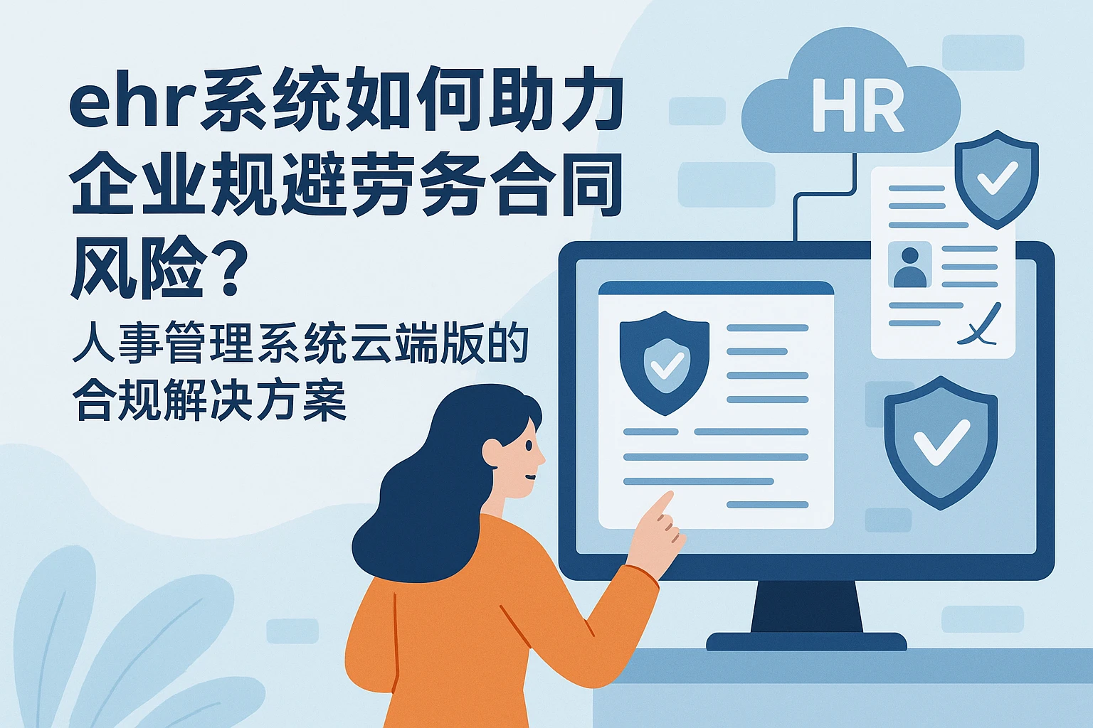 ehr系统如何助力企业规避劳务合同风险？人事管理系统云端版的合规解决方案